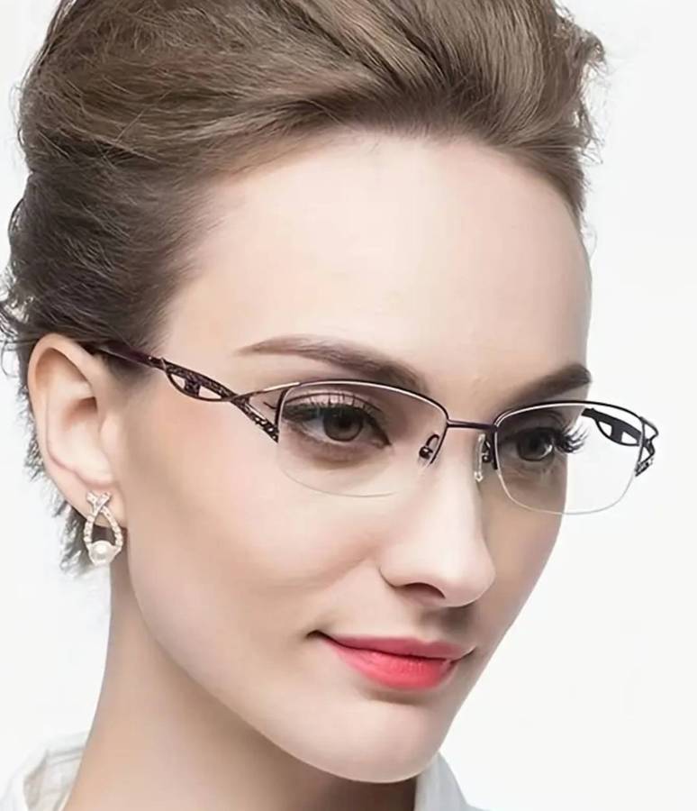 Women's Progressive Multifocal Glasses with Progressive Lens - Lens Tint +2
