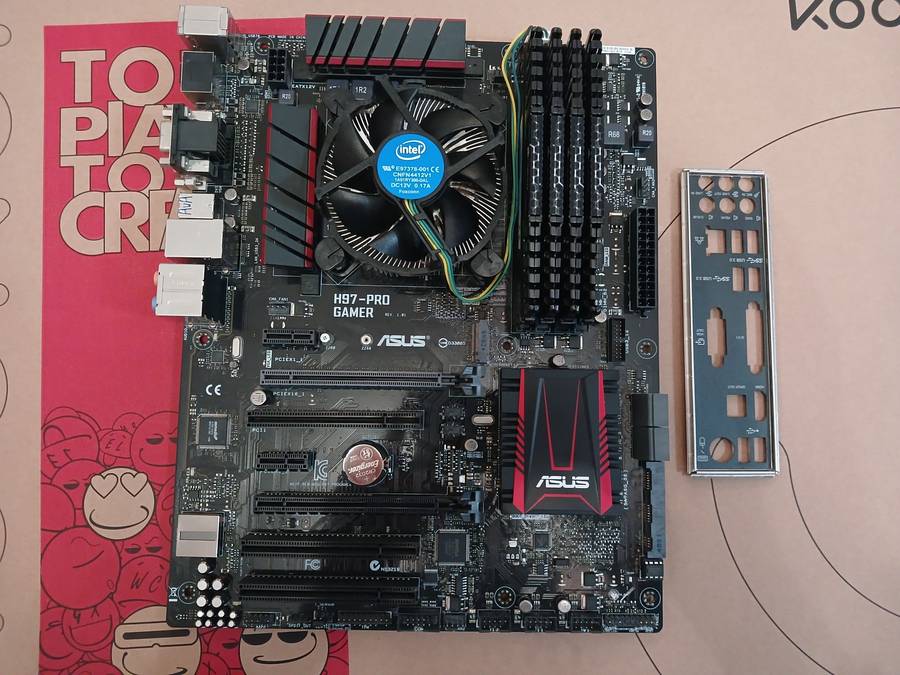 Asus H97-Pro Gamer + 16GB DDR 3 1600MHz RAM + I5-4690 CPU