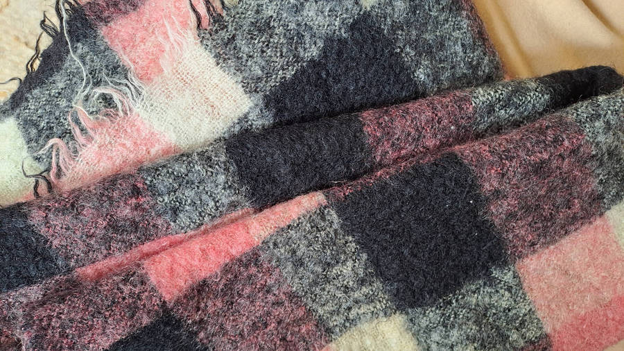 Lovely mohair blanket, knee rug