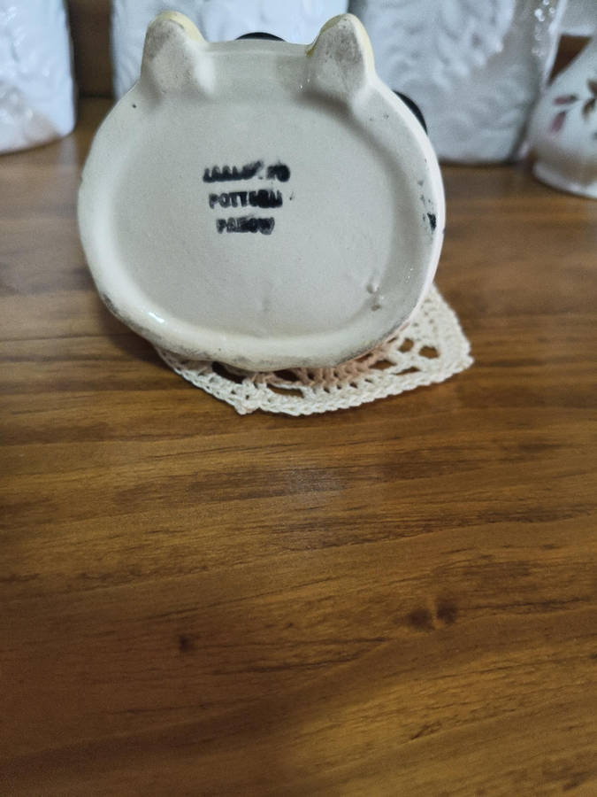 Dutch Vintage Decanter Bottle Figurine  Zenith Pottery Dutch Woman Gouda Style