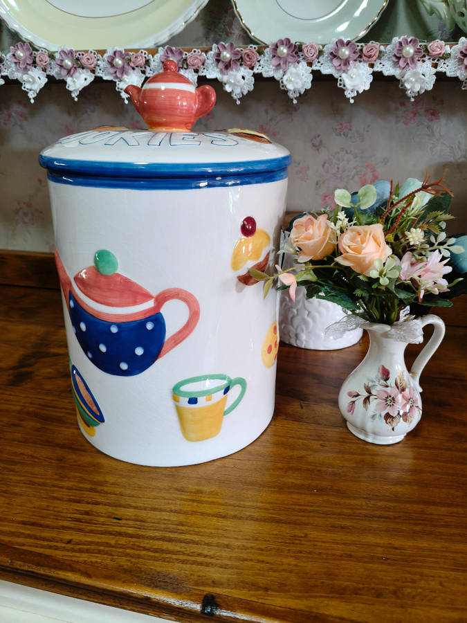 Vintage Rayware cookie Jar