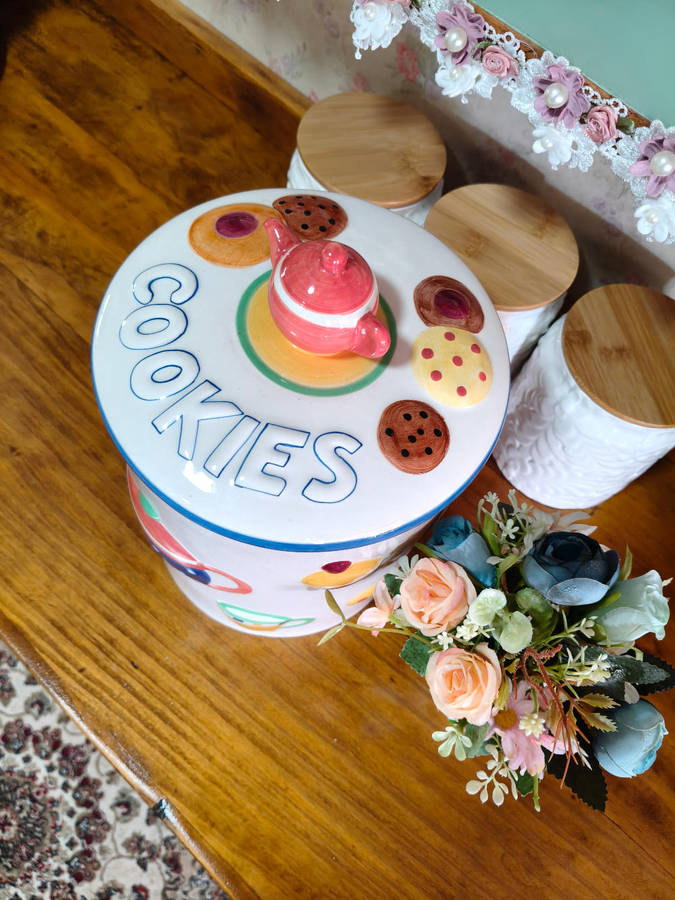 Vintage Rayware cookie Jar