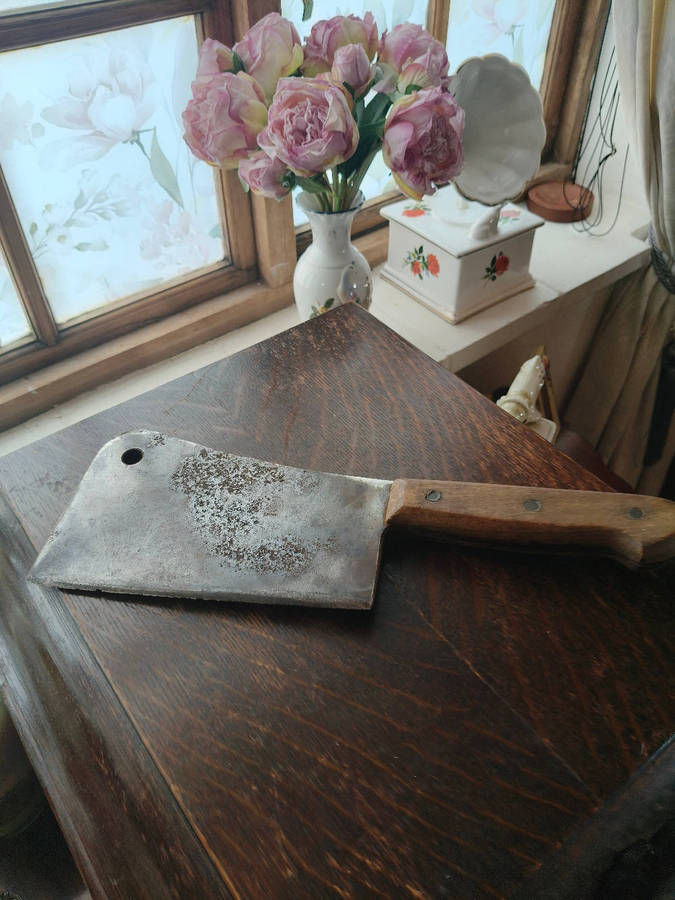 Vintage Foster Bros. Butcher's Cleaver