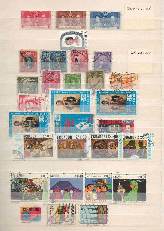 16 Page (32 sides, 10 rows) Stock Book (very fine). Cambodia to Hungary (details below)