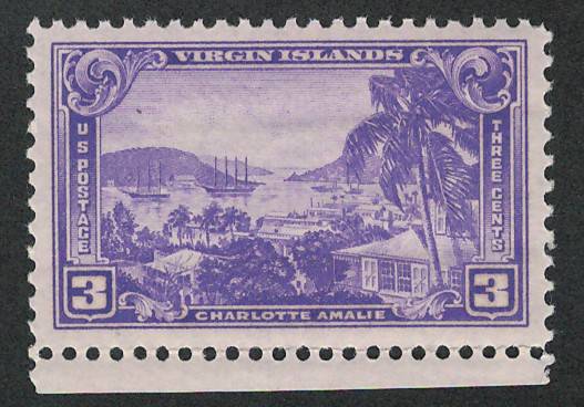 USA 1937 Territorial Issues Scott #802 3c MOGNH. Price R5
