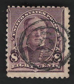 USA 1890/93 Scott #225 8c Lilac