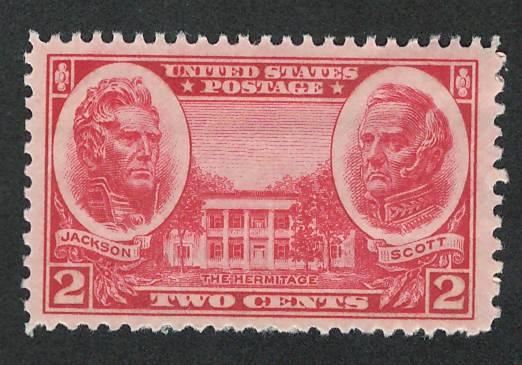 USA-ARMY Issue 1936/37 Scott #786 The Hermitage (MNH) 2c. Price R4