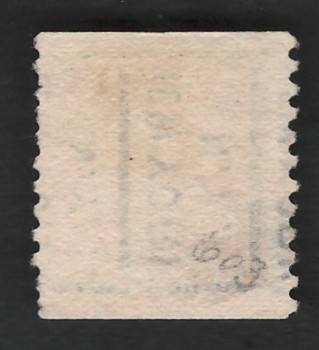 USA 1923/29  (P10 Vert.) Scott #603 10c Orange (Vertical New York pre-cancel)