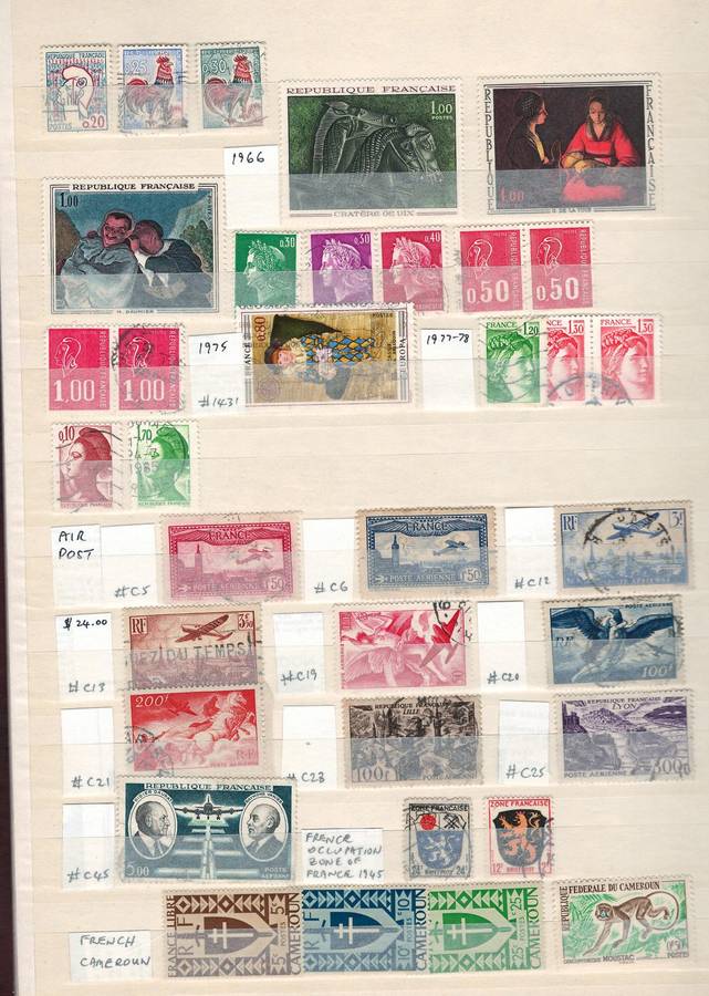 16 Page (32 sides, 10 rows) Stock Book (very fine). Cambodia to Hungary (details below)