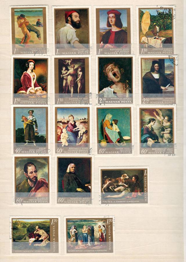16 Page (32 sides, 10 rows) Stock Book (very fine). Cambodia to Hungary (details below)