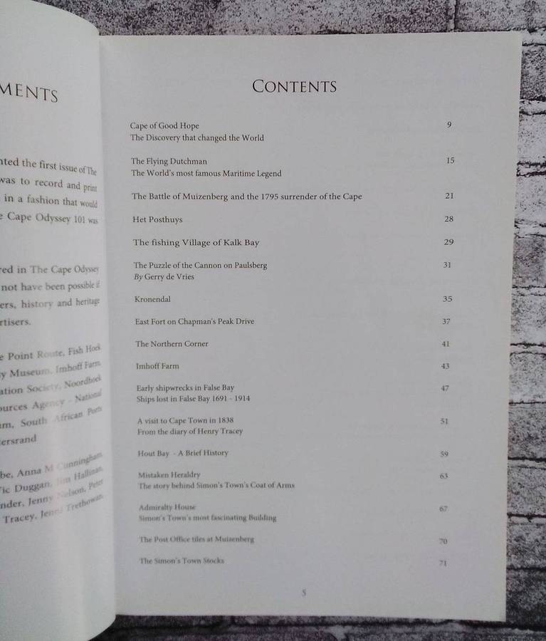 The Cape Odyssey 102 Featuring the South Peninsula complied and edited by Gabriel Athiros & Joshua K