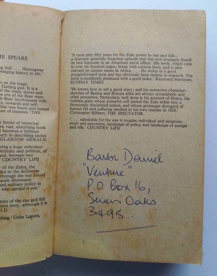 The Washing of the Spears - The Bloody Story of the Zulu War of 1879 by Donald R. Morris