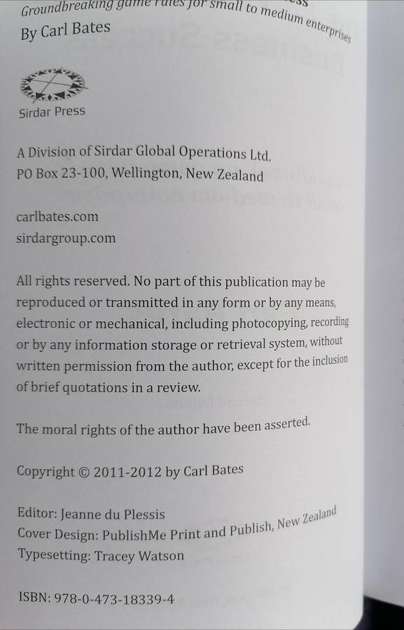 The Laws of Extreme Business Success by Carl Bates