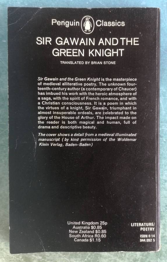 Sir Gawain and the Green Knight (Penguin Classics)
