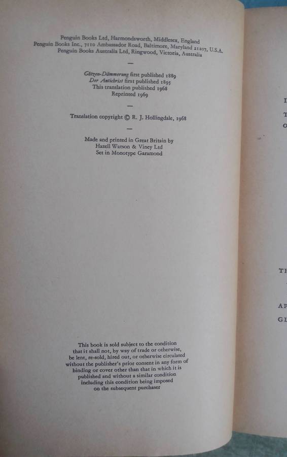 Twilight of the Idols / The Anti-Christ by Friedrich Nietzsche