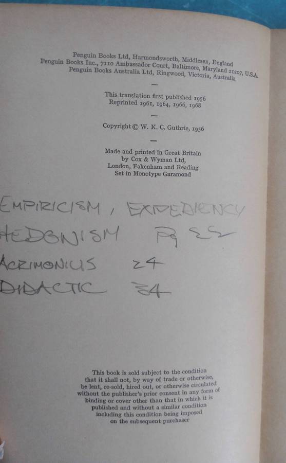 Protagoras and Meno - Plato (Penguin Classics)