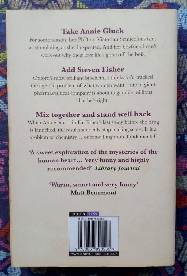 Love and Other Dangerous Chemicals by Anthony Capella