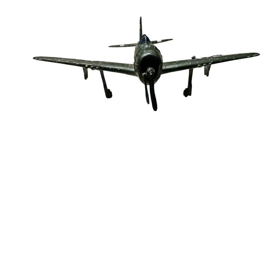 Gorgeous vintage metal toy plane - P-47D Thunderbolt made by Lintoy