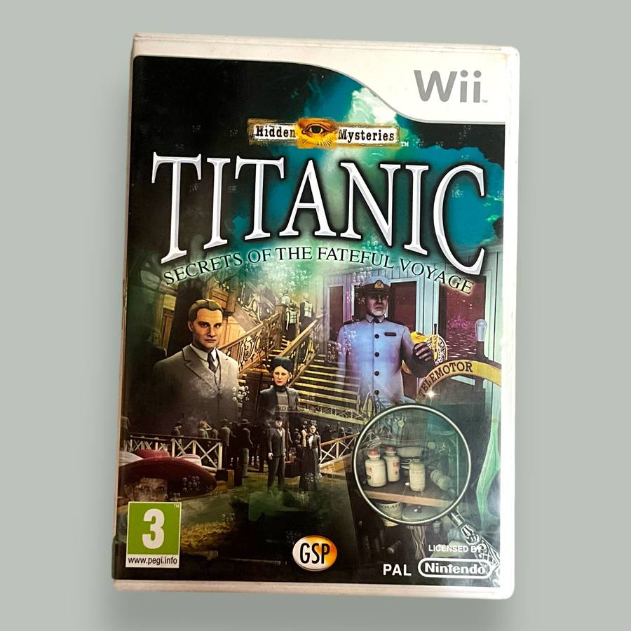3 x Wii Games - Titanic, an Agatha Christie mystery, and Ultimate Alliance