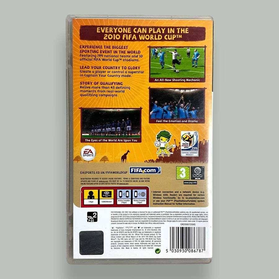 PSP Games - 2010 FIFA World Cup and Pursuit Force