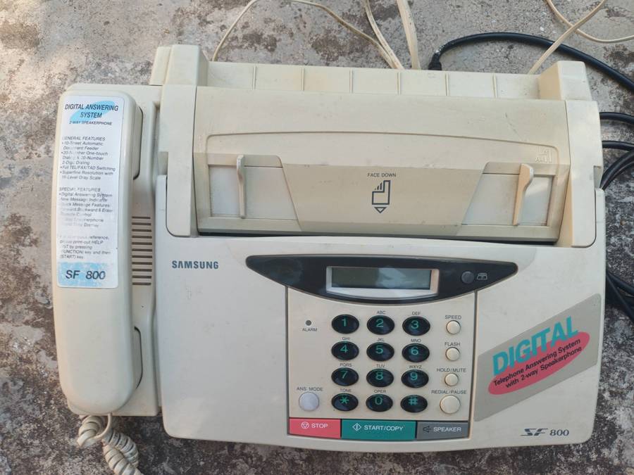 VINTAGE Samsung SF 800 Facsimile Transceiver Phone Answering System Fax