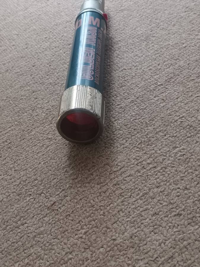 VINTAGE RARE GOLDEN NASA DMZ MICROSCOPE 50X TELESCOPE 20X30 IN PLASTIC MATERIAL