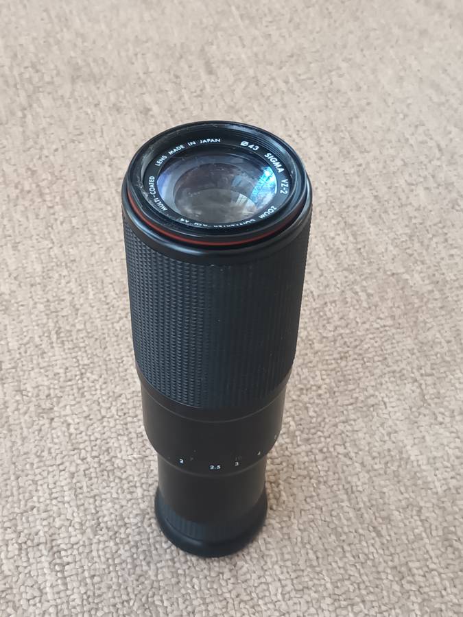 Sigma VZ-2 ZOOM CONVERTOR X1.8-X4. 43 MADE IN JAPAN