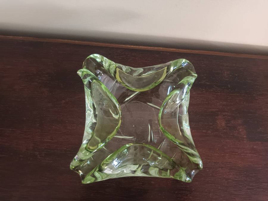 VINTAGE Murano Glass Bowl Hand Blown Ashtray