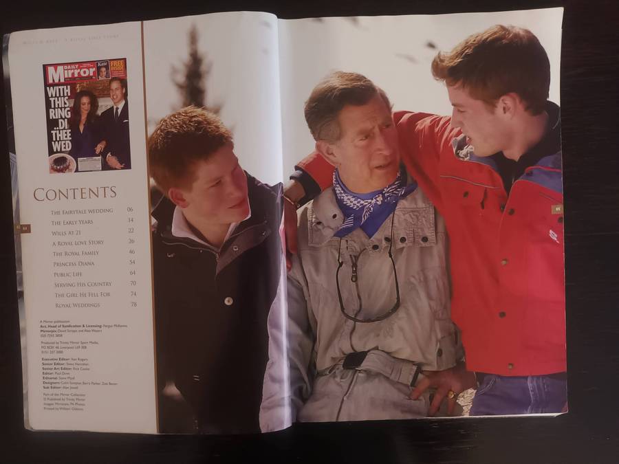 Wills & Kate: A Royal Love Story," A Special Celebration Souvenir Published By The Daily Mirror