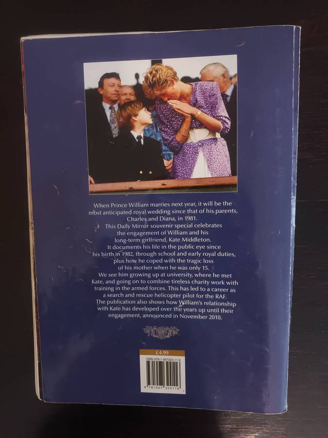 Wills & Kate: A Royal Love Story," A Special Celebration Souvenir Published By The Daily Mirror