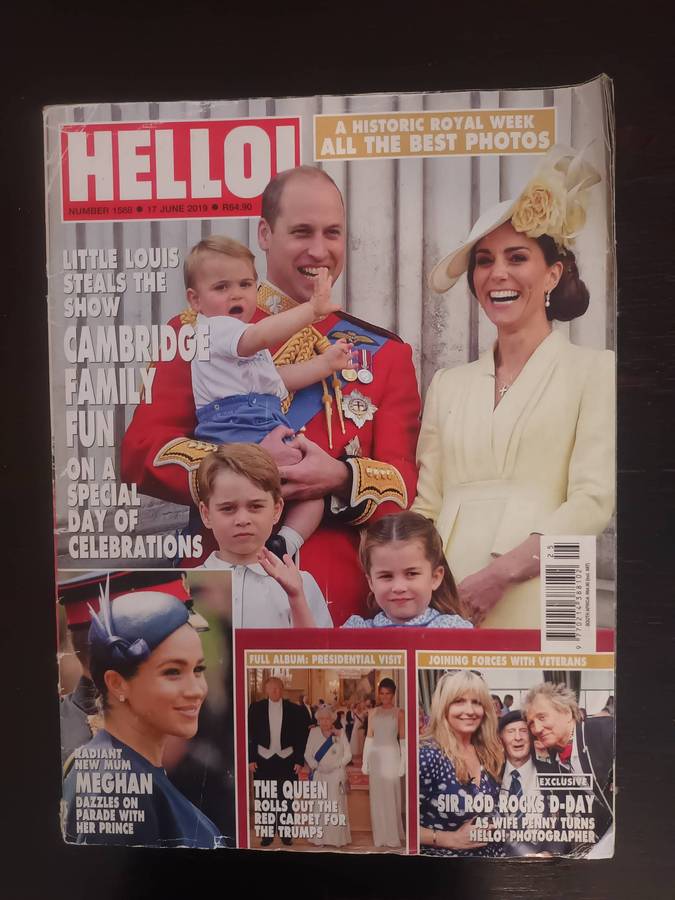 HELLO UK Magazine #1588 June 2019, A Historic Royal Week, Cambridge Family Fun