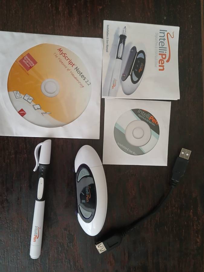 USB DIGITAL NOTE TAKER PEN SKETCH 1GB DRIVE INTELLIPEN DP-UFD-2 RECHARGEABLE