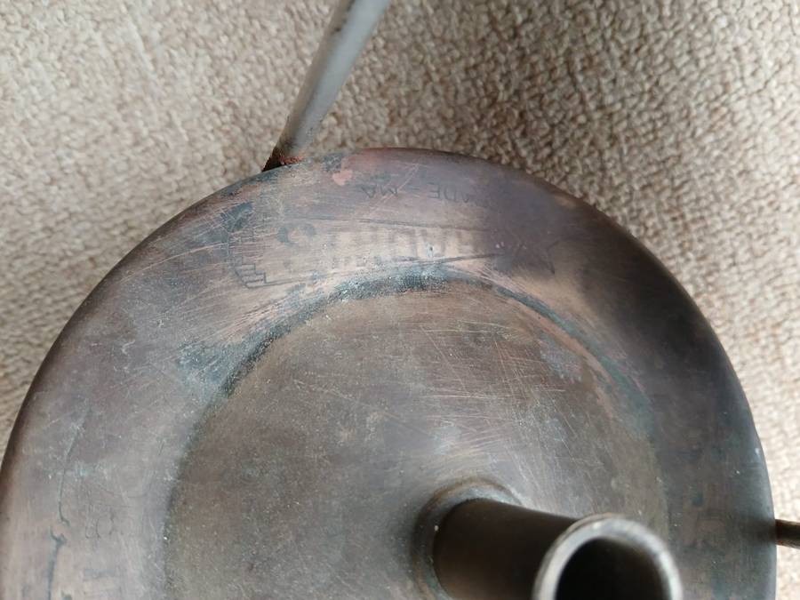 RARE VINTAGE RADIUS PRIMUS NO. 5.S:or. BRASS KEROSENE CAMP STOVE, SWEDEN