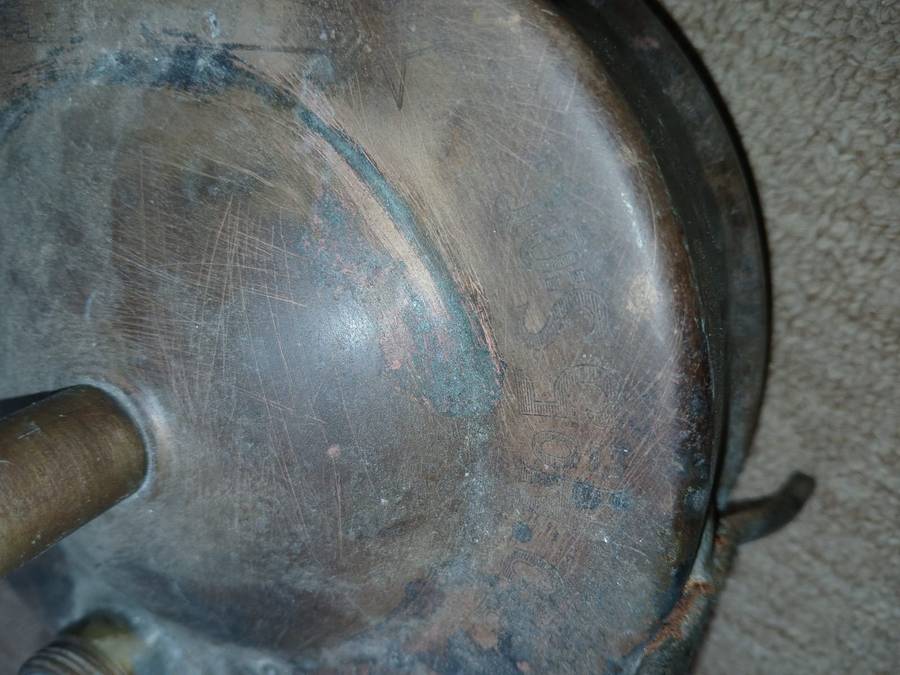 RARE VINTAGE RADIUS PRIMUS NO. 5.S:or. BRASS KEROSENE CAMP STOVE, SWEDEN