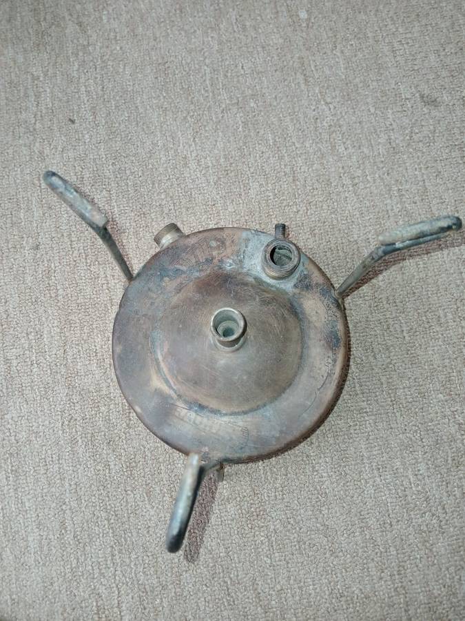 RARE VINTAGE RADIUS PRIMUS NO. 5.S:or. BRASS KEROSENE CAMP STOVE, SWEDEN