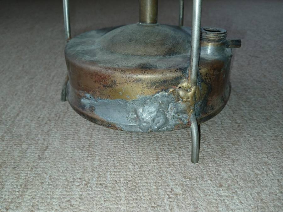 RARE VINTAGE RADIUS PRIMUS NO. 5.S:or. BRASS KEROSENE CAMP STOVE, SWEDEN