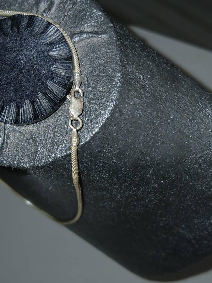 SOLID 925 Sterling Silver Italian Round Snake Chain Necklace Made In Italy