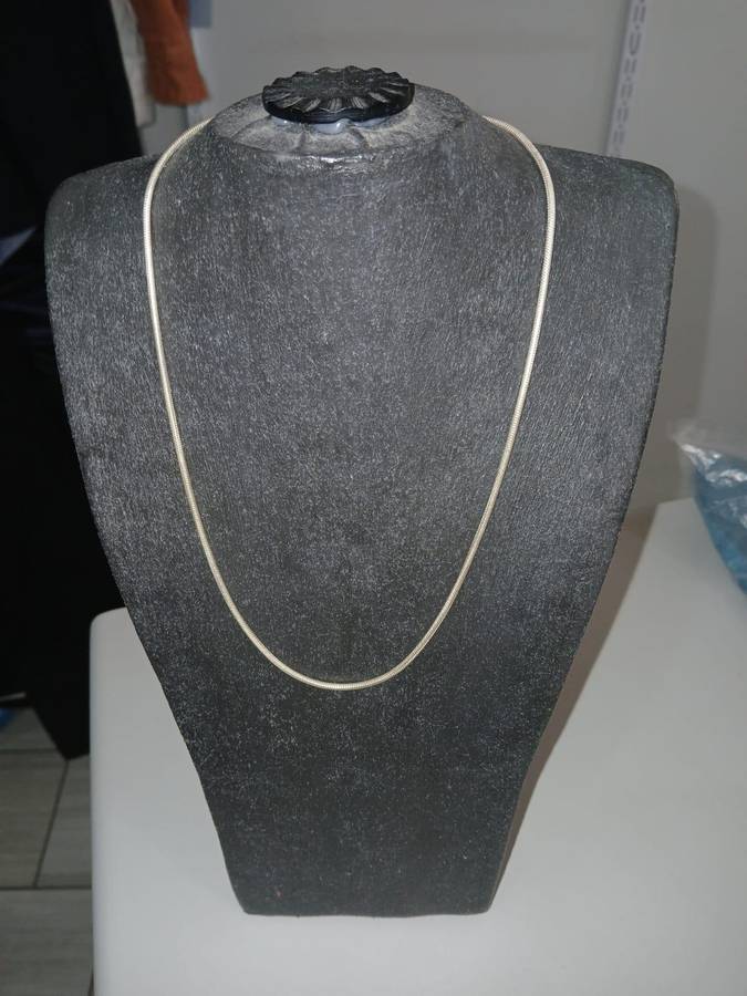 SOLID 925 Sterling Silver Italian Round Snake Chain Necklace Made In Italy