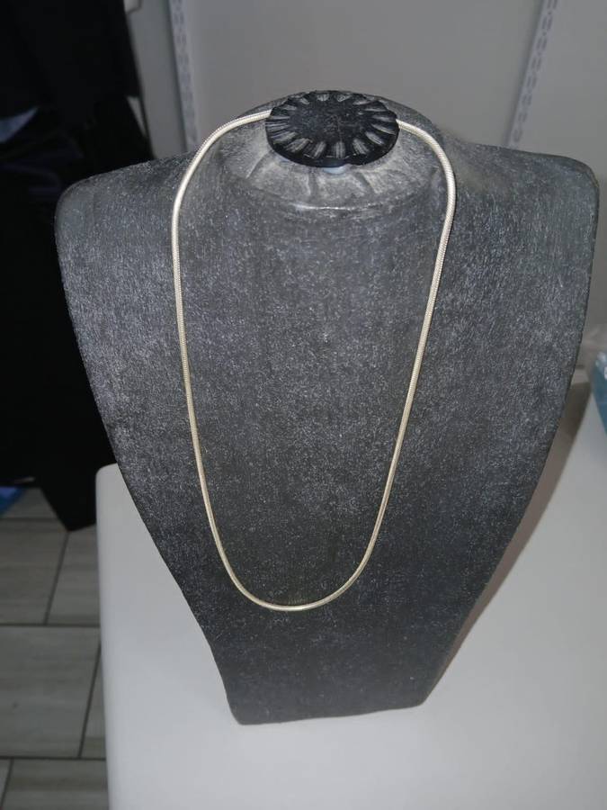 SOLID 925 Sterling Silver Italian Round Snake Chain Necklace Made In Italy