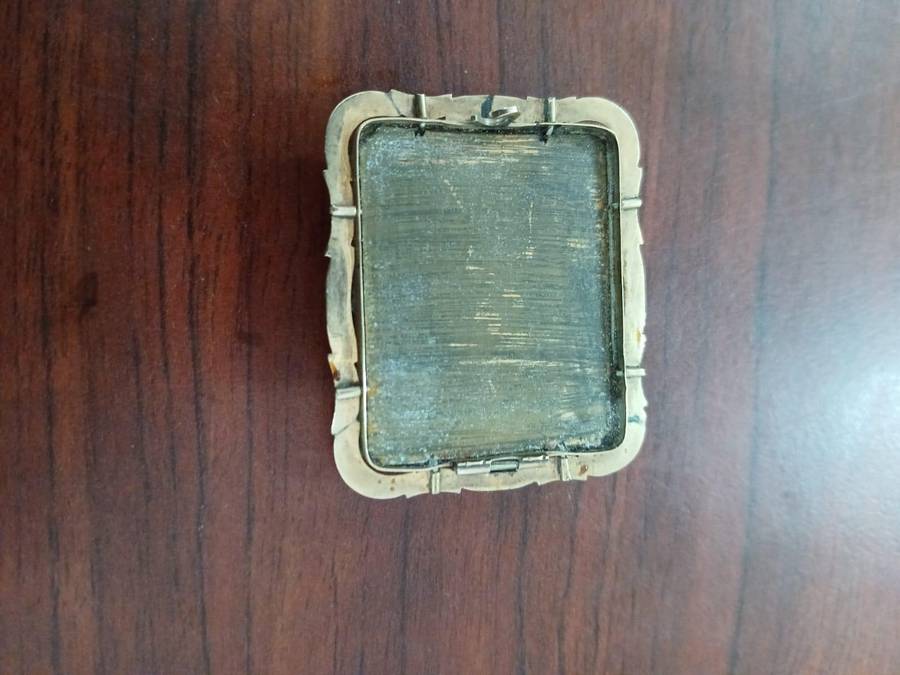 ANTIQUE Micro Mosaic Brooch Depicting St. Peter's Square in Vatican City, Rome, Italy 19th Century