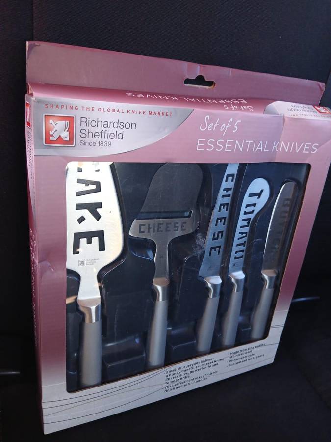 RARE Richardson Sheffield Kitchen Essential Knives × 5