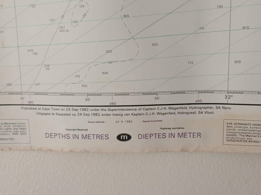 Admiralty Nautical Chart SAN 122 From TONGAAT BLUFF to RICHARDS BAY
