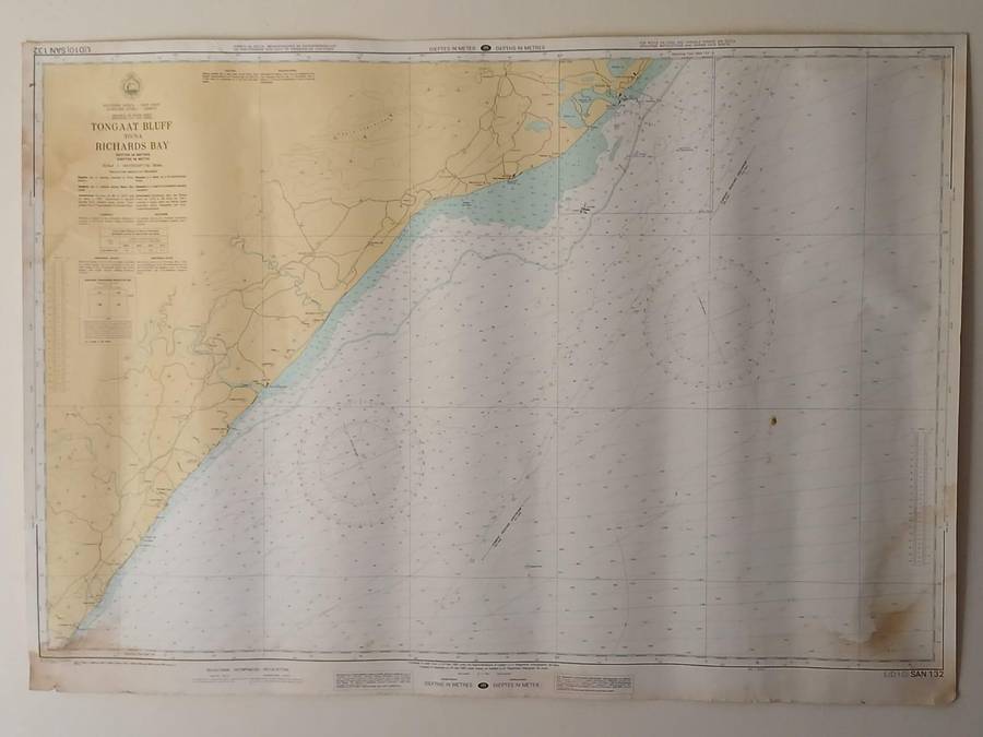 Admiralty Nautical Chart SAN 122 From TONGAAT BLUFF to RICHARDS BAY