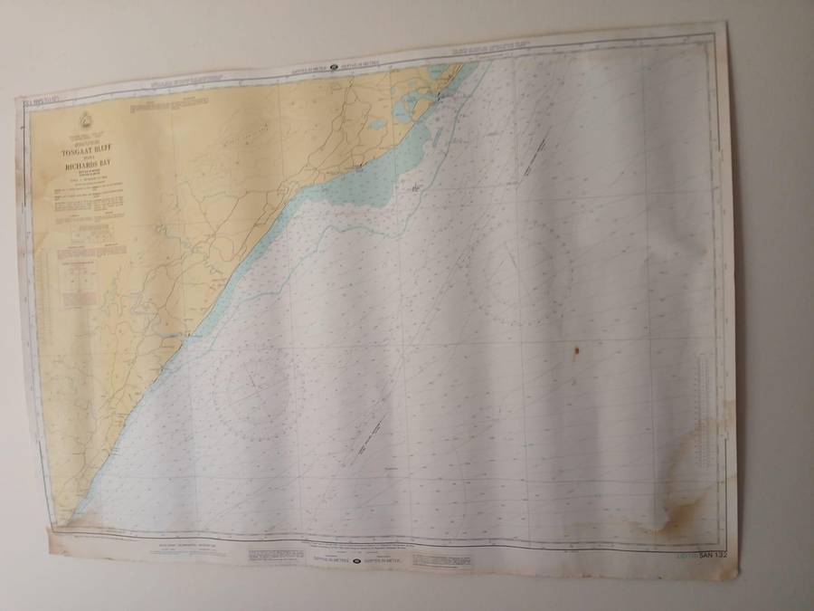 Admiralty Nautical Chart SAN 122 From TONGAAT BLUFF to RICHARDS BAY