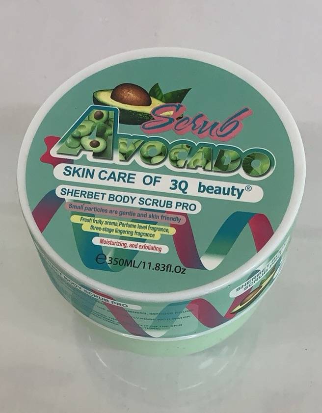 skin care of 3Q beauty /sherbet body scrub pro /avocado
