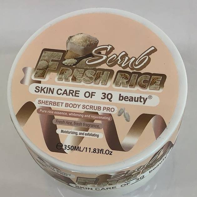 skin care of 3Q beauty /sherbet body scrub pro /Fresh rice