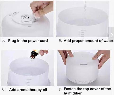500ml Essential Oil Diffuser with 7 Different Changing Lights