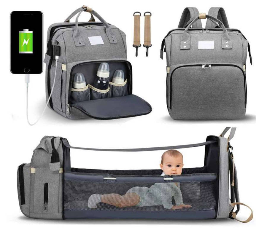Multi-Functional Diaper Bag- Foldable Diaper Bag