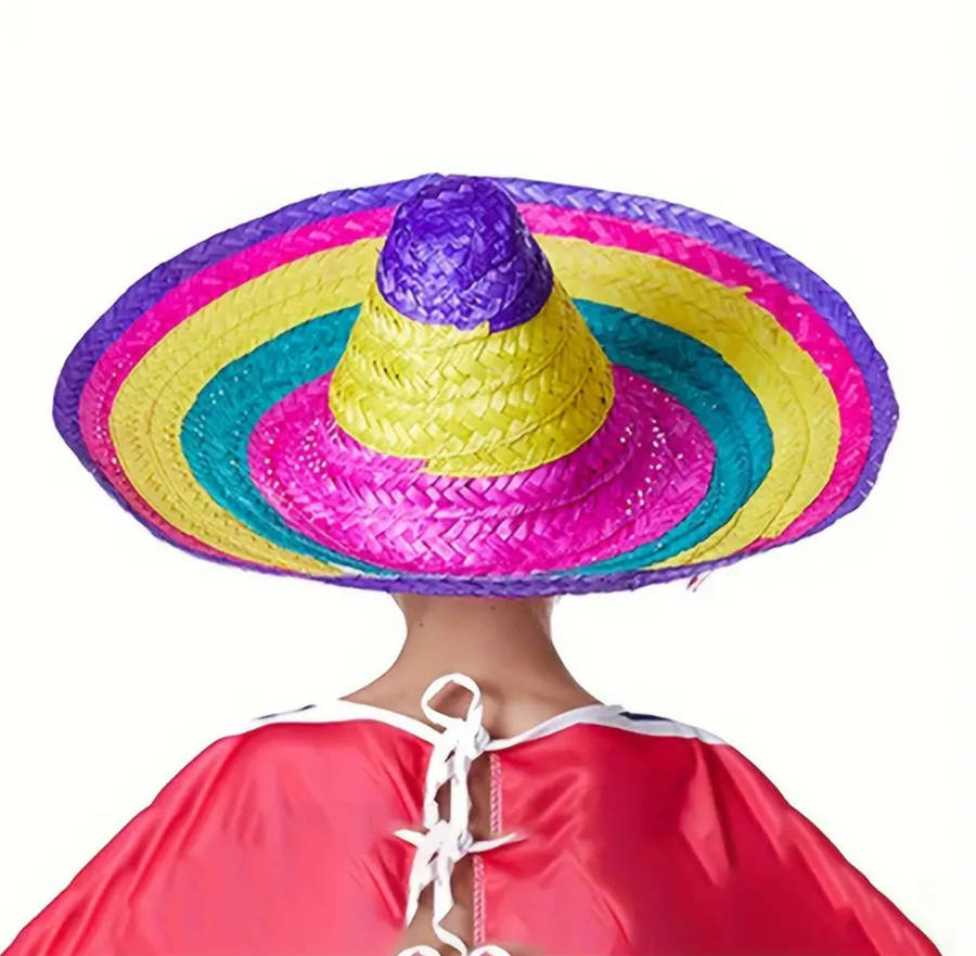 Mexican Carnival Straw Hat
