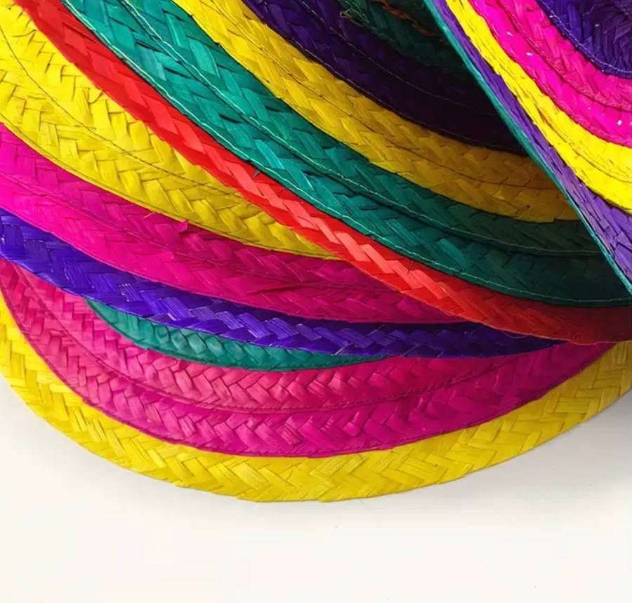 Mexican Carnival Straw Hat